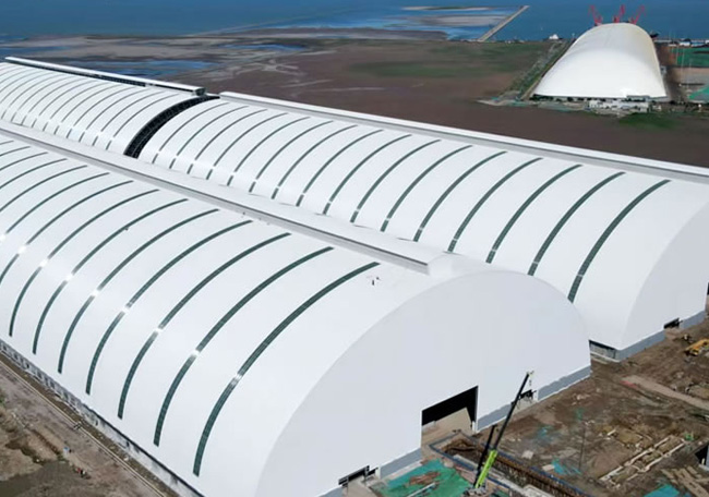 儲(chǔ)煤棚網(wǎng)架案例